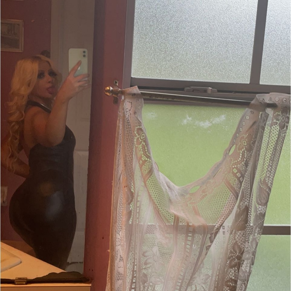Sexy leather jumpsuit